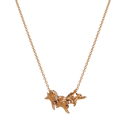 DIMINUTIVE 3 VERTEBRAE NECKLACE