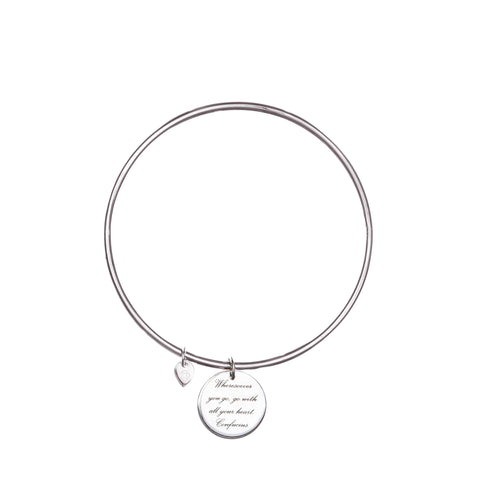 SMALL POETIC DISC BANGLE