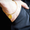 SMALL POETIC DISC BANGLE
