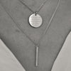 SMALL POETIC DISC NECKLACE